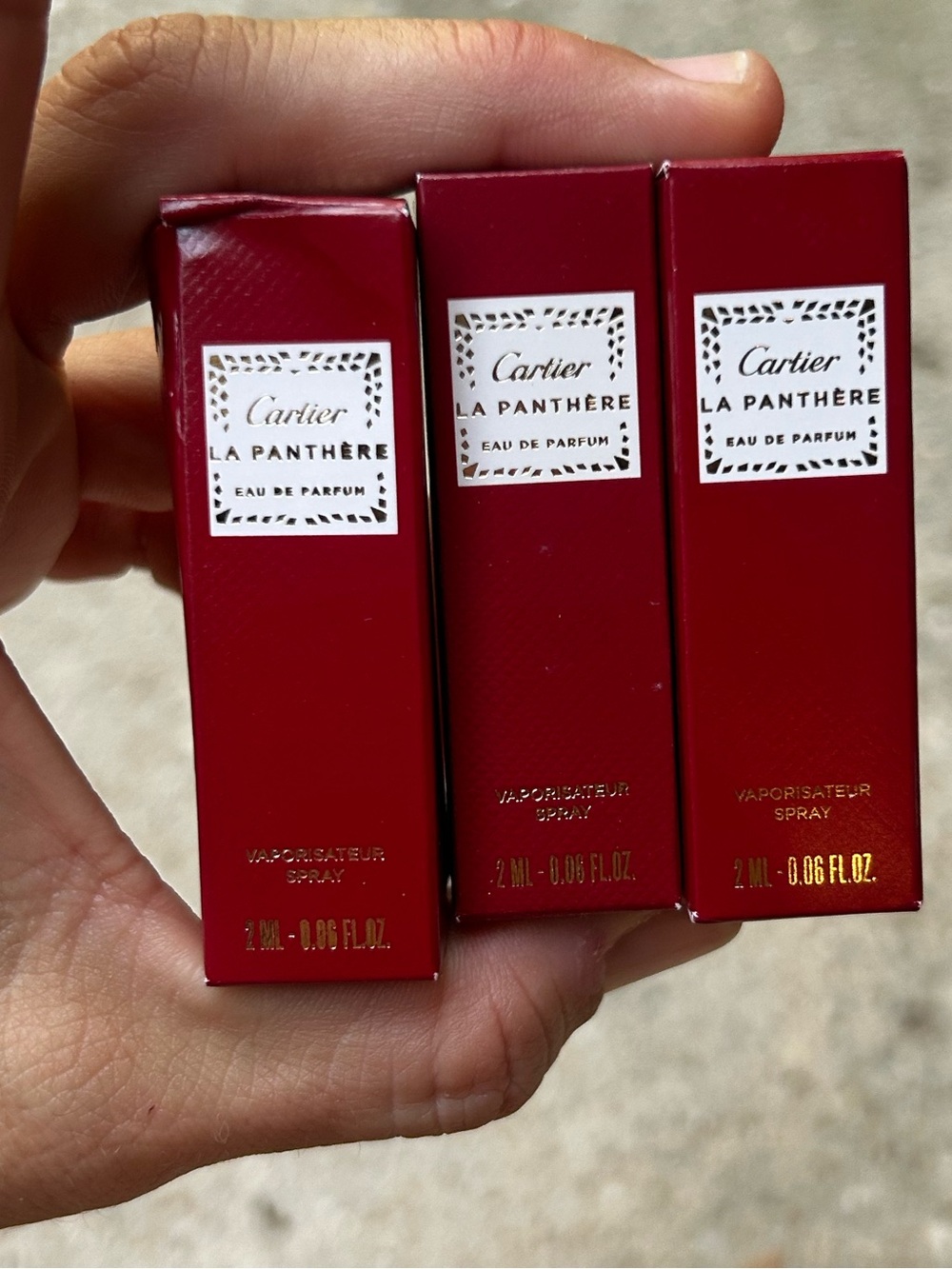 Cartier Mini Spray Set of 3 La Panthere